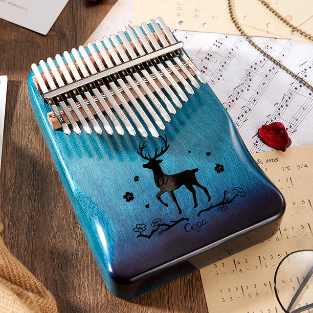 Kalimba 17 Noten aus Buchenholz